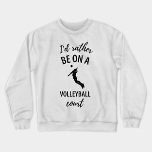 Volleyball Sport Team Play Gift Crewneck Sweatshirt